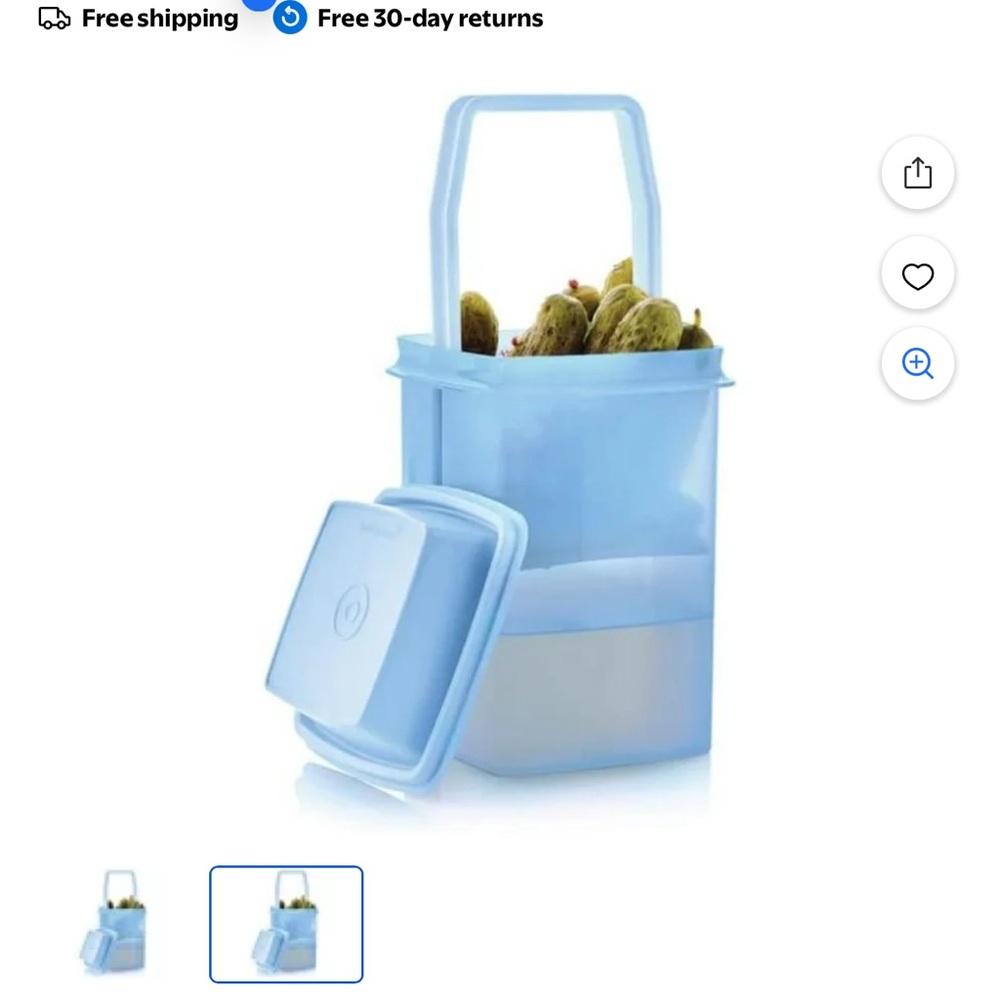 Tupperware pick and deli Storage Container with Handle